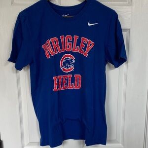 Nike Blue Wrigley Field Graphic Tee